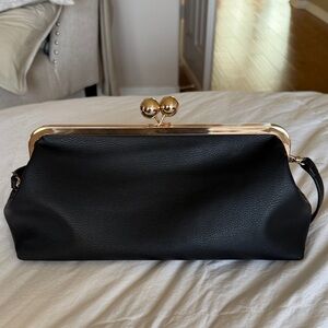 A New Day Elegant Black Clutch Bag